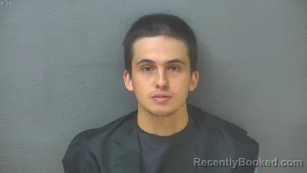 Mugshot of Jordan Blake Scruggs booked in Lynchburg County, Virginia on August 9, 2026