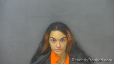 Mugshot of Kayla Marie Cruz booked in Lynchburg County, Virginia on October 12, 2026