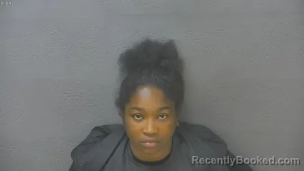 Mugshot of Kanasia Lynique Napier booked in Lynchburg County, Virginia on September 3, 2026
