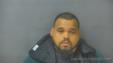 Mugshot of Kevin Jaquan Richardson booked in Lynchburg County, Virginia on August 28, 2026