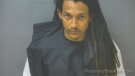 Mugshot of Malik Omar Spencer booked in Lynchburg County, Virginia on September 1, 2026