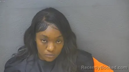 Mugshot of Nekaylah Monet Elliotte booked in Lynchburg County, Virginia on August 24, 2026