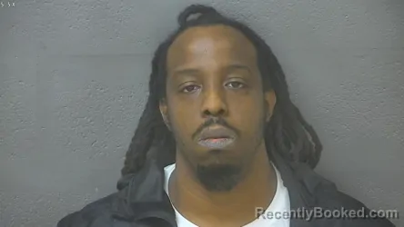 Mugshot of Rashod Shawntez Giles booked in Lynchburg County, Virginia on August 19, 2026