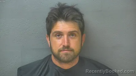 Mugshot of Zachariah Randolph Gibson booked in Lynchburg County, Virginia on August 24, 2026