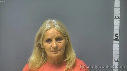 Mugshot of Brenda Sue Sponaugle booked in Staunton County, Virginia on August 6, 2026