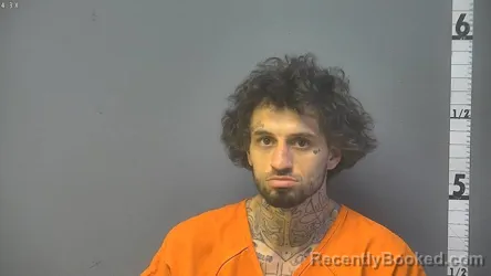 Mugshot of Travis Christopher Greco booked in Waynesboro County, Virginia on October 8, 2026