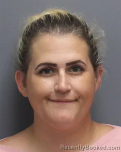 Mugshot of Katherine Olivia Newsome booked in Winchester County, Virginia on August 14, 2026