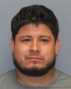 Mugshot of Raul Lara Laureano booked in Winchester County, Virginia on August 15, 2026