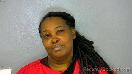 Mugshot of April Lorraine Hawkins booked in Poquoson County, Virginia on August 12, 2026