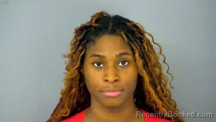 Mugshot of Deja Rose Cooper booked in Poquoson County, Virginia on August 7, 2026