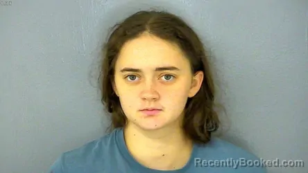 Mugshot of Haleigh Rose Hartman booked in Williamsburg County, Virginia on August 23, 2026