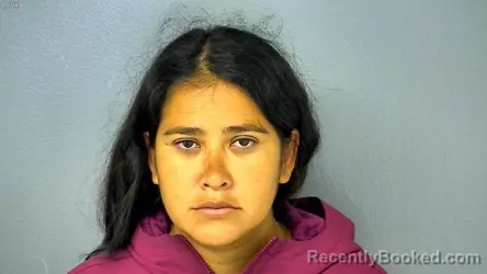 Mugshot of Maricela Vaca Vaca booked in Williamsburg County, Virginia on October 17, 2026