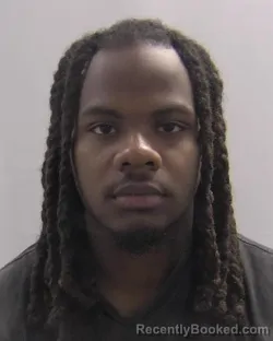 Mugshot of Davion Trevon Jackson booked in Chesapeake County, Virginia on August 12, 2026