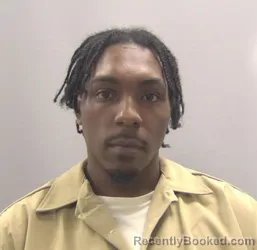 Mugshot of Jaleel Kamar Harris booked in Chesapeake County, Virginia on August 13, 2026