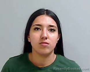 Mugshot of Angie Esmeralda Martinez booked in Hidalgo County, Texas on April 17, 2026