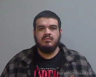 Mugshot of Justin Webber booked in Hidalgo County, Texas on April 7, 2026