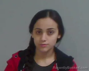 Mugshot of MIA MAE MARTINEZ booked in Hidalgo County, Texas on April 12, 2026