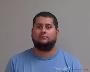 Mugshot of Daniel Albert Campos Diaz booked in Hidalgo County, Texas on July 20, 2026