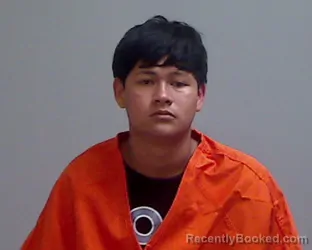 Mugshot of Angel Valentin Saldana booked in Hidalgo County, Texas on July 21, 2026