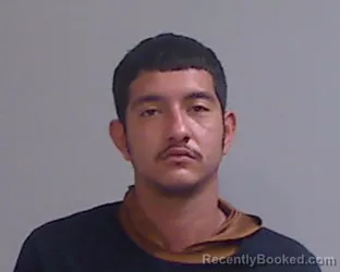 Mugshot of Angel Gabriel Sandoval booked in Hidalgo County, Texas on July 29, 2026