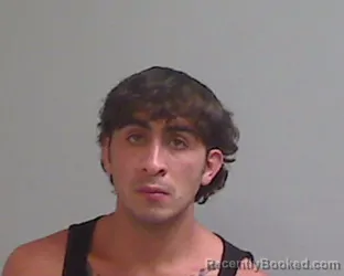 Mugshot of Justin Adrian Trejo booked in Hidalgo County, Texas on August 24, 2026