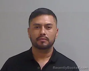Mugshot of Luis Carlos Lemus Gomez booked in Hidalgo County, Texas on August 24, 2026