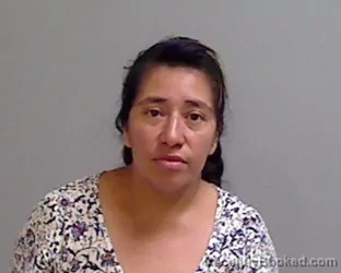 Mugshot of Margarita Garcia Martinez booked in Hidalgo County, Texas on August 24, 2026
