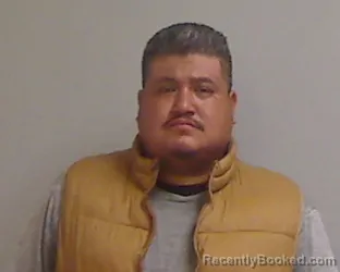 Mugshot of Isreal Alejandro Estrada Valle booked in Hidalgo County, Texas on August 24, 2026