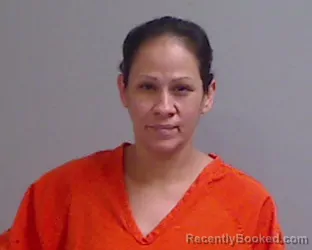 Mugshot of Sanjuanita Hernandez booked in Hidalgo County, Texas on August 25, 2026