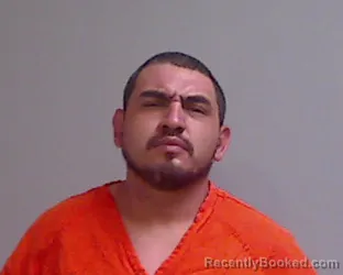 Mugshot of Sergio Reyes booked in Hidalgo County, Texas on August 26, 2026