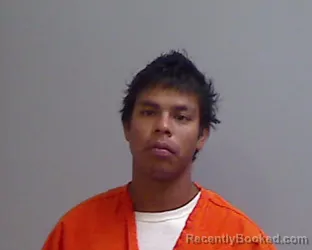 Mugshot of Diego Angela Santiago booked in Hidalgo County, Texas on August 27, 2026