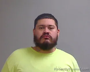 Mugshot of Martin Balandrano Alvarado booked in Hidalgo County, Texas on August 27, 2026