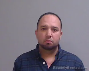 Mugshot of Justin Richard Diaz booked in Hidalgo County, Texas on August 29, 2026