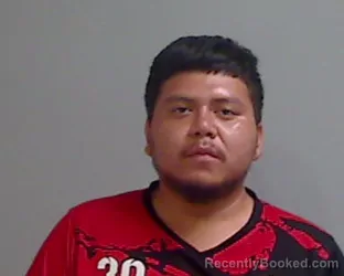 Mugshot of Daniel Olmos Chavez booked in Hidalgo County, Texas on August 30, 2026