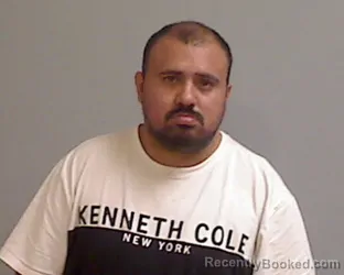 Mugshot of Orlando Benitez Fuentes booked in Hidalgo County, Texas on September 8, 2026
