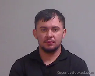 Mugshot of Aaron Hediberto Estrada booked in Hidalgo County, Texas on September 12, 2026