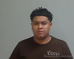 Mugshot of Anthony Ace Hinojosa booked in Hidalgo County, Texas on September 12, 2026