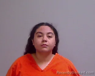 Mugshot of Maria Alejandra Flores booked in Hidalgo County, Texas on September 13, 2026