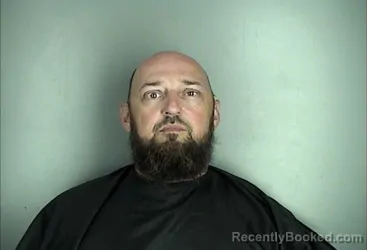 Mugshot of Brian Scott Raines booked in Greenwood County, South Carolina on August 23, 2026