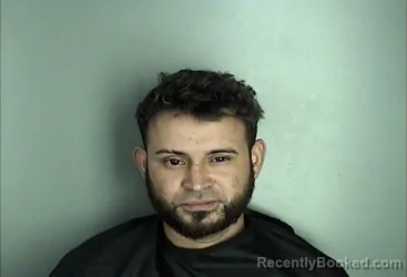 Mugshot of Edwin Efrain Hernandez Fuentes booked in Greenwood County, South Carolina on September 12, 2026