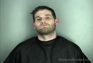 Mugshot of JUSTIN DEWAYNE MOORE booked in Greenwood County, South Carolina on July 30, 2026
