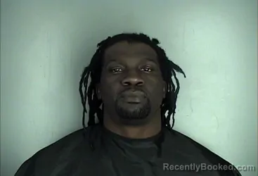 Mugshot of KWAME NKRUMAH HOLLOWAY booked in Greenwood County, South Carolina on March 27, 2026