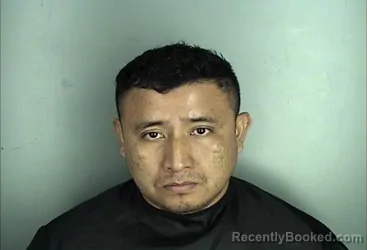 Mugshot of MARIO DOMINGO DE LA CRUZ booked in Greenwood County, South Carolina on July 3, 2026