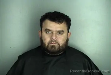 Mugshot of Pablo Mendoza booked in Greenwood County, South Carolina on September 8, 2026
