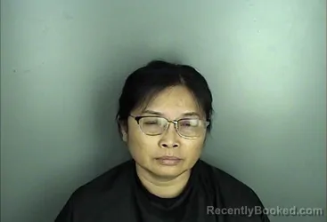 Mugshot of Xiaohong Zhang booked in Greenwood County, South Carolina on August 28, 2026
