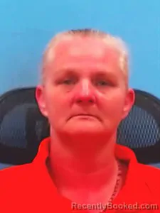 Mugshot of Misty Michelle Mahan booked in Yell County, Arkansas on April 23, 2026