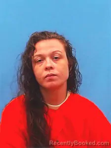Mugshot of Angelica Lynn Russell booked in Yell County, Arkansas on April 29, 2026