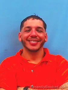 Mugshot of Francis Jose Feliciano Pacheco booked in Yell County, Arkansas on May 1, 2026