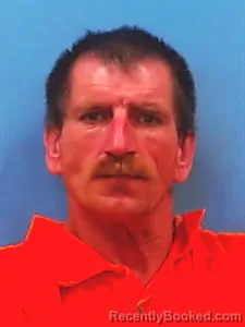 Mugshot of Roy James Larue booked in Yell County, Arkansas on May 21, 2026