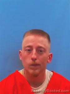 Mugshot of Andrew Duvall booked in Yell County, Arkansas on July 7, 2026